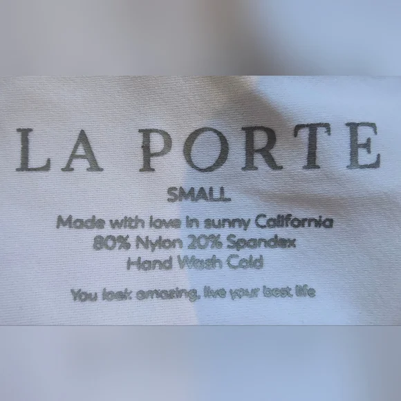 La Porte Multi Colored One Piece Swimsuit Size Small - Picture 4 of 6